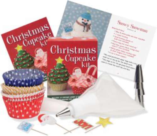 Christmas Cupcake Decorating Kit - Click Image to Close